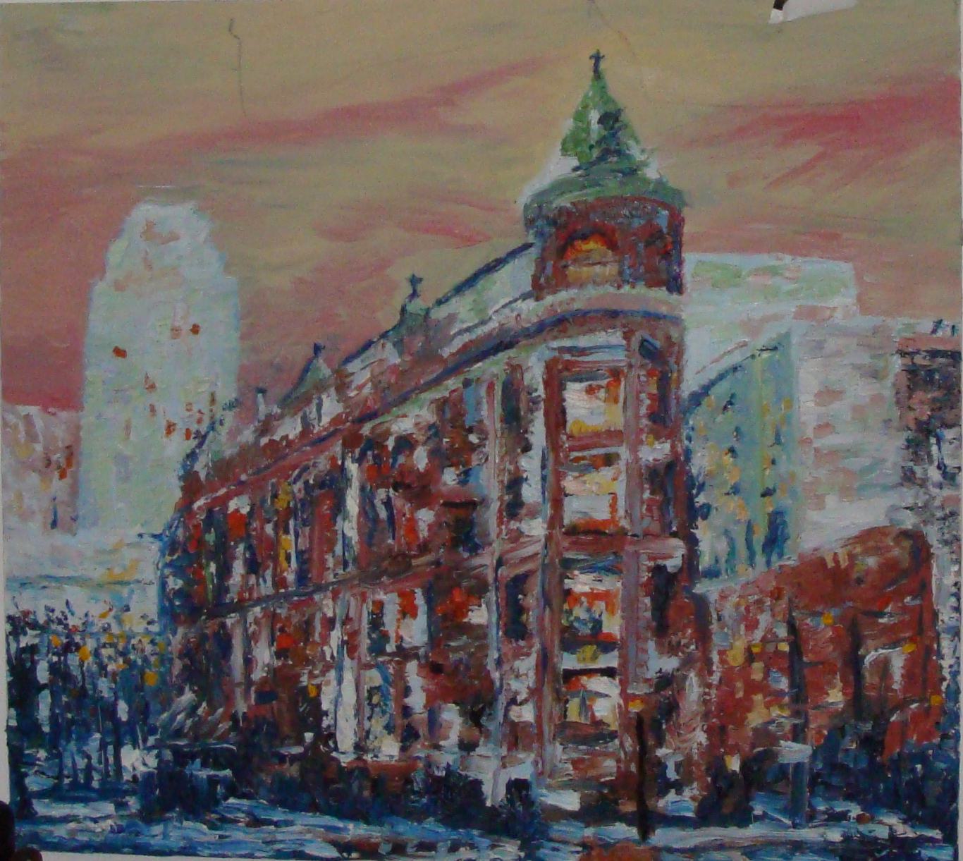 Wedge Building Painting